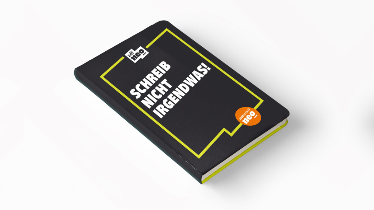 Zdfneo print merchandising notizheft