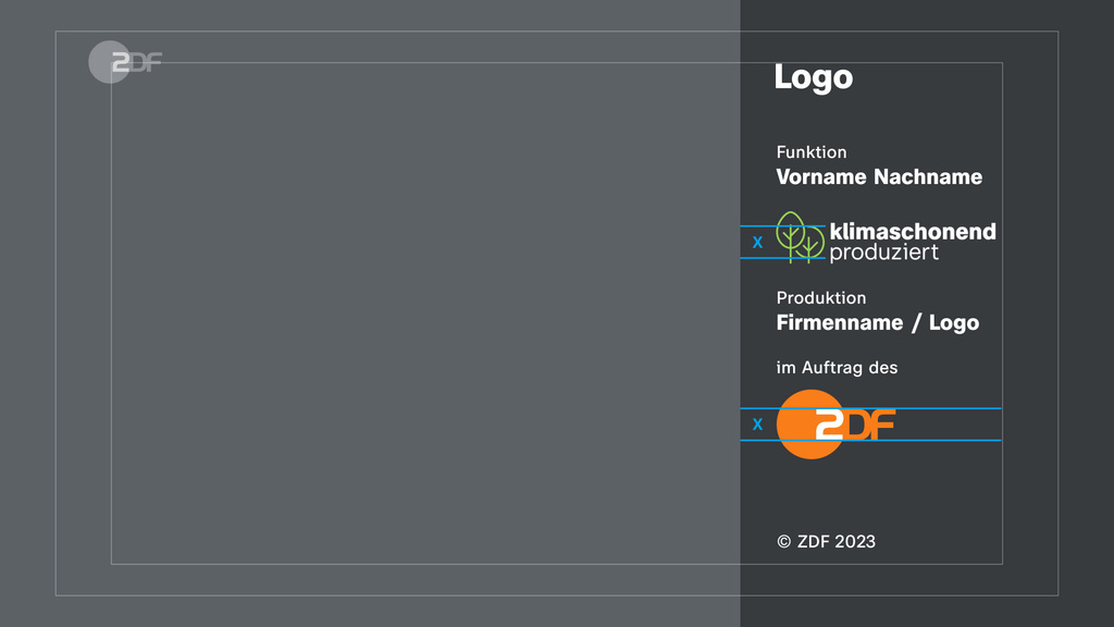 Zdf abspann tafel klimaschonendproduziert 2023